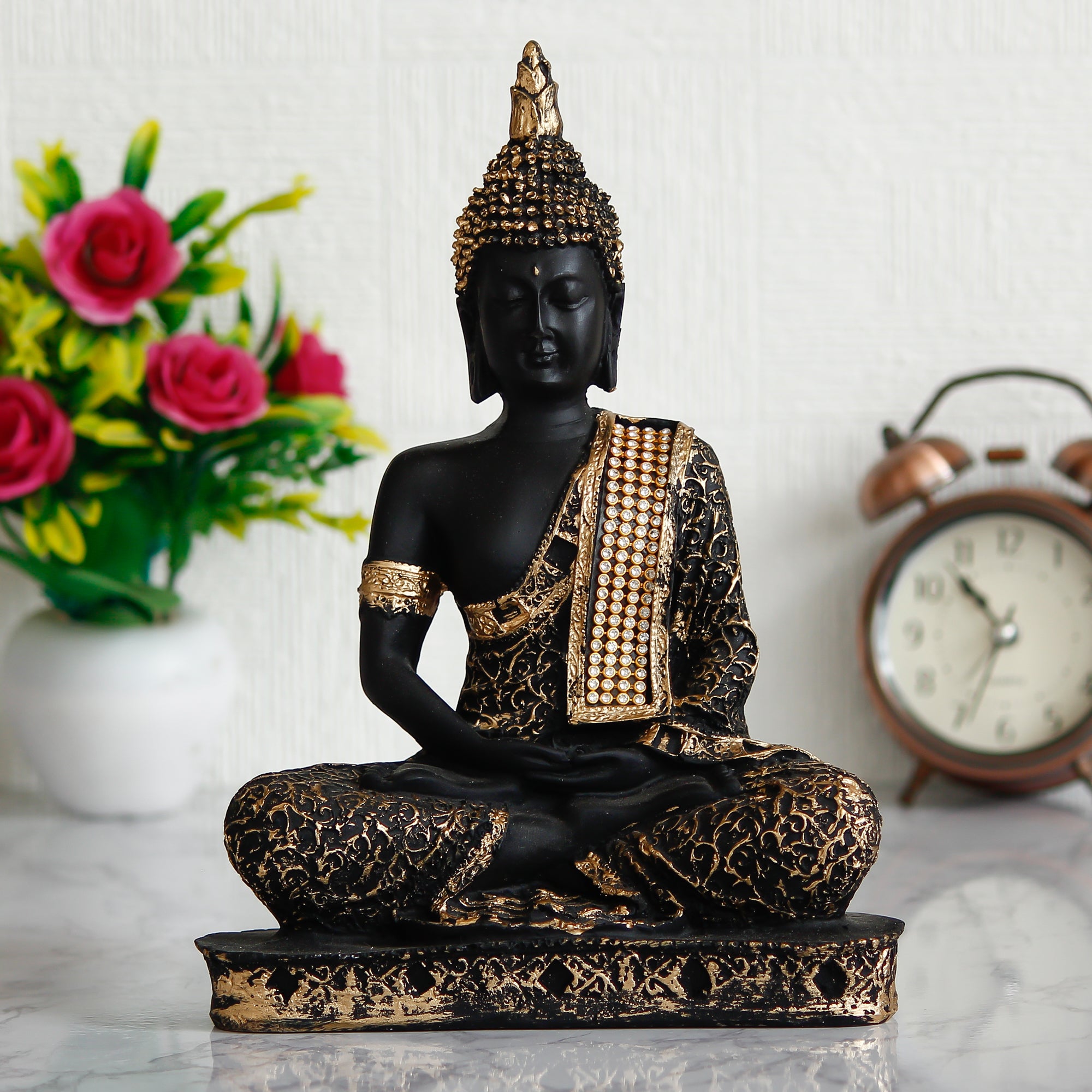 ✨ Bring Home Peace & Prosperity with This Elegant Buddha Showpiece